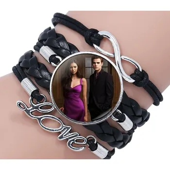 Náramek Náramek The Vampire Diaries (Upíří deníky) - Elena a Stefan - čn