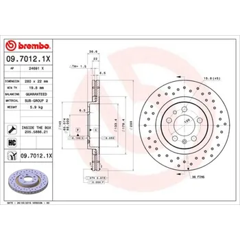 Brembo 09.7012.1X