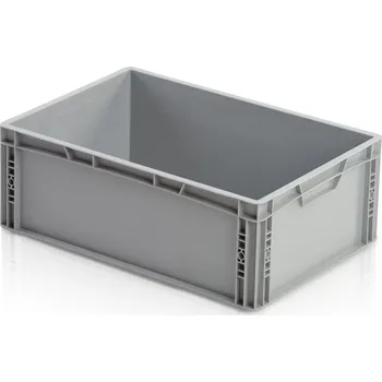 Zahradní úložný box Plastová EURO přepravka 45 l, 22 x 60 x 40 cm, plné úchyty