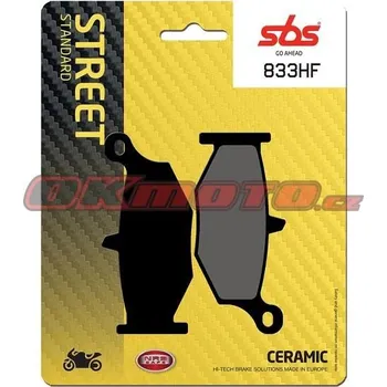 Brzdová destička Zadní brzdové destičky SBS 833HF - Suzuki GSX 1300 B-King, 1300ccm - 08-12