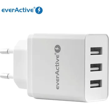 EverActive USB síťový adaptér 3.4A