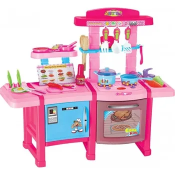 Dětská kuchyňka Kuchyňka s troubou růžová