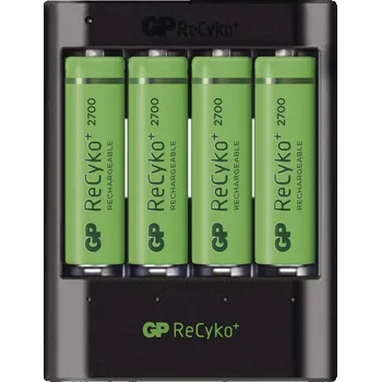 Nabíječka baterií Recenze GP Batteries GP U421 + 4x AA Recyko+ 2700 (1604642111)