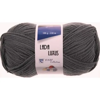 Příze Vlnap Lada Luxus tmavě šedá 58055