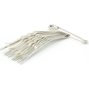 Sponky vlasové (pinetky) vel. 5 nikl 10 ks (Sponky vlasové vel. 5 nikl 10 ks - 86651)