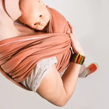 Šátek na nošení dítěte Neobulle Orange terra - délka 5,2m