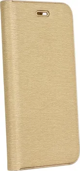 Pouzdro na mobilní telefon Forcell Luna Book pro Samsung Galaxy A50 zlaté
