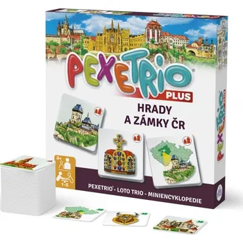 Desková hra Betexa Pexetrio Plus Hrady a zámky ČR