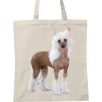 Nákupní taška Nákupní taška unisex s potiskem Čínský chocholatý pes