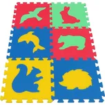 Malý Génius pěnový koberec MAXI 6 Zvířata