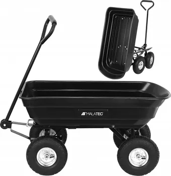 Zahradní vozík Malatec 9043 100 l černá