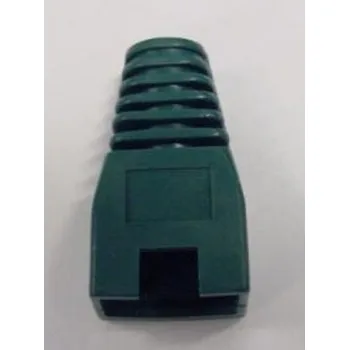 kabelová chránička OEM Ochrana Návlek na plug RJ45 s výřezem - zelený 506535