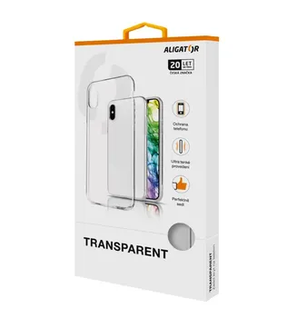 Pouzdro na mobilní telefon Aligator Transparent pro Huawei Y5 2019/Honor 8S čiré