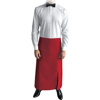 Kuchyňská zástěra Vondrak & Company | Číšnická zástěra dlouhá - červená