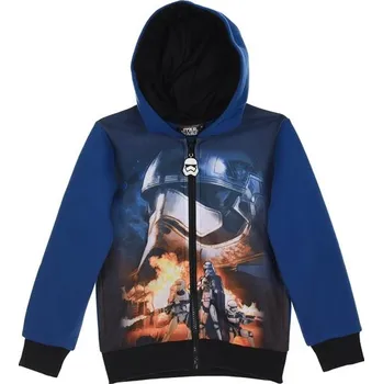 Chlapecká mikina SUN CITY Dětská mikina Star Wars Stormtrooper fleece s kapucí modrá vel. 4 roky (104) Velikost: 104 (4 roky)