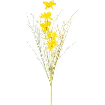 umělá květina Umělé luční květy 50 cm, žlutá