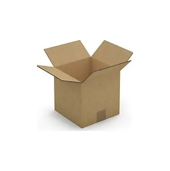 Obalový materiál Kartonová krabice 200x200x200mm, hnědá, klopová,pětivrstvá vlnitá lepenka (5VVL) | RAJA - Balení po 15 ks