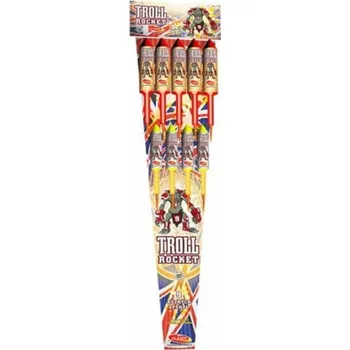 Zábavní pyrotechnika Rakety Troll 9 ks