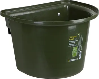 Kerbl Závěsný kbelík na krmivo 12 l tmavě zelený