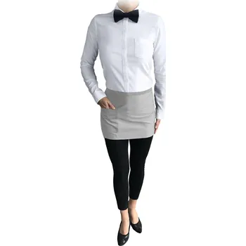 Kuchyňská zástěra Vondrak & Company | Číšnická zástěra mini - světle šedá