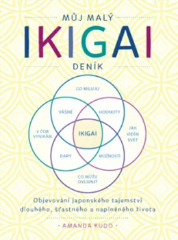Můj malý IKIGAI deník: Objevování japonského tajemství dlouhého, šťastného a naplněného života - Amanda Kudo (2019, brožovaná)