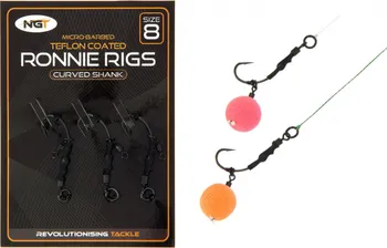 NGT Ronnie Rig & Teflon Hooks 8 3 ks