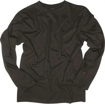 Pánské tričko MIL-TEC Tričko dlouhý rukáv MIL-TEC "Single Jersey" Black Vyberte velikost: 3XL