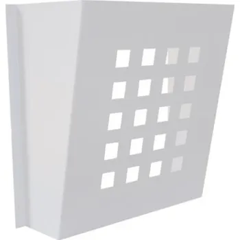 Poštovní schránka DOLS DV-02 RAL 9016 - lakovaný poštovní košík, pro dveřní vhoz nebo letáky, bílý