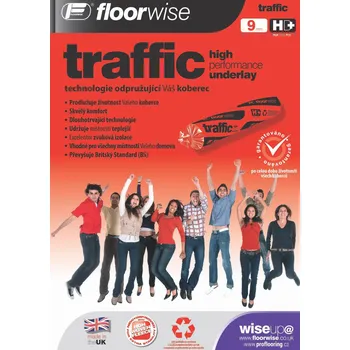Koberec Floorwise Podložka pod koberec Floorwise Traffic (role 15 m2) - 137x1100 (role 15 m2) cm - 1 rok na vrácení + DOPRAVA ZDARMA k Vám i zpět