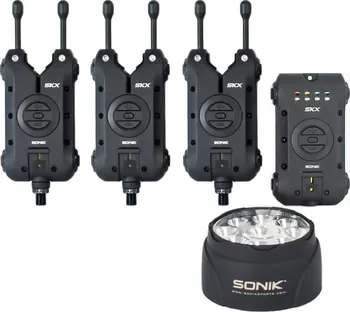 Signalizace záběru Sonik SKX 3+1 Alarm + Bivvy Lamp