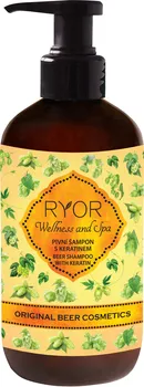 Šampon RYOR Original Beer Cosmetics pivní vlasový šampon s keratinem 250 ml