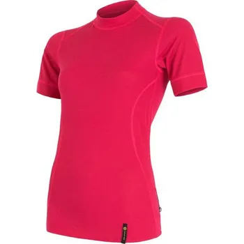 Sensor Double Face krátký rukáv magenta, S