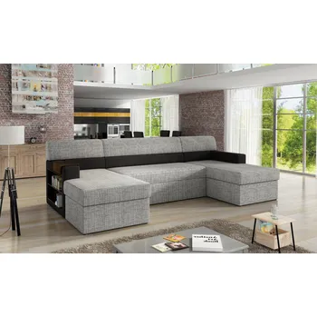 Obývací pokoj ImportWorld Rohová rozkládací sedací souprava Cyrillein - Berlin 01 / Soft 11 (barva potahu) - levá