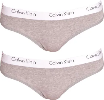 Kalhotky Calvin Klein CK-00010 2 pack šedé M