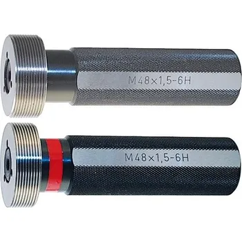 Závitořezný nástroj Mezní závitový trn pro metrický závit M60x1,5 4H-5H, ČSN 254111, 254113 - sada (Sada závitových kalibrů, dobrá a zmetková strana. Zmetková strana tolerance 5H. Souhrnná norma ČSN 254020)