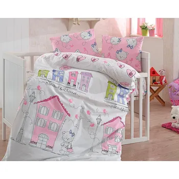 Povlečení TipTrade Kočka Mia 100 x 135, 40 x 60 cm zipový uzávěr