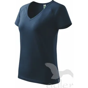 MALFINI Tričko dámské DREAM, krátký rukáv, barva Námořní modrá 02, vel. XXL