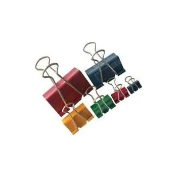 Kancelářská sponka Binder clip 41mm barevný, 12ks