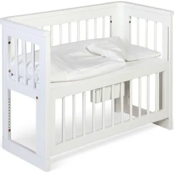 Troll Bed-Side Crib přístavná postýlka bílá Dětská postýlka Troll Bed-Side Crib přístavná postýlka bílá