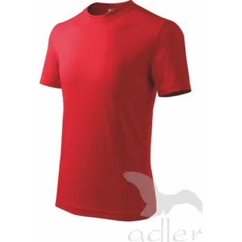 Chlapecké tričko MALFINI Tričko dětské Basic 138, barva 07 červené, 110/4 roky