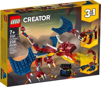 Stavebnice LEGO LEGO Creator 3v1 31102 Ohnivý drak