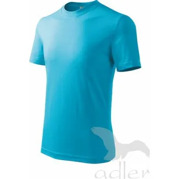 Chlapecké oblečení MALFINI Tričko dětské Basic 138, barva 44 tyrkysová, 158/12 let