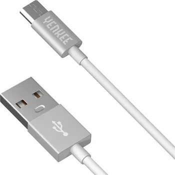 Datový kabel Yenkee USB 2.0 2 m stříbrný