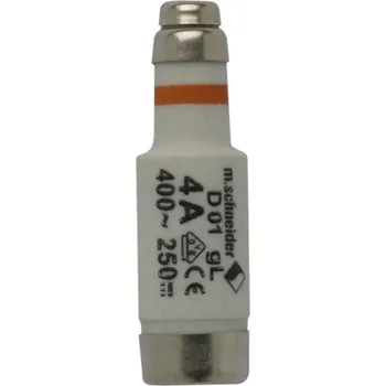 Mersen pojistka D01 4A gG 400V AC E14