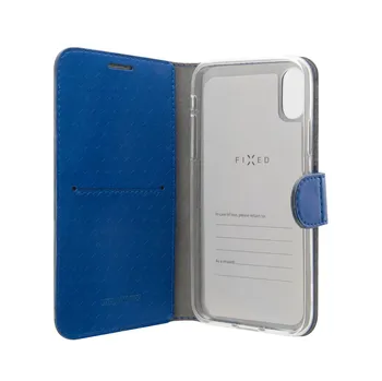 Fixed Fit Shine pro Apple iPhone 11 modré Pouzdro na mobilní telefon Fixed Fit Shine pro Apple iPhone 11 modré