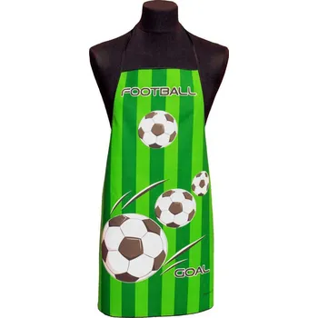 Kuchyňská zástěra Zástěra a chňapka, Fotbal zelená