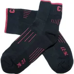 CRV Ponožky, černo-červené NADLAT C 0316001260743, vel. 43-44