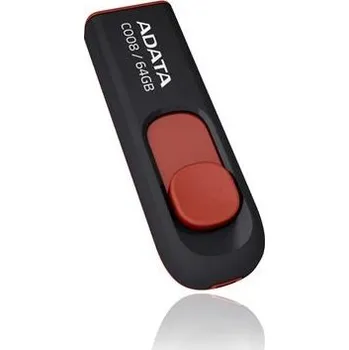 USB flash disk ADATA Flash Disk 64GB C008, USB 2.0 Classic, černá