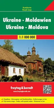 Autokarte: Ukraine. Moldawien 1:1 000 000 - Freytag & Berndt [CS] (2007)