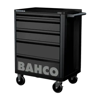 Mobilní dílenský vozík (černý) 1472K5BLACK (vozík s 5 zásuvkami)